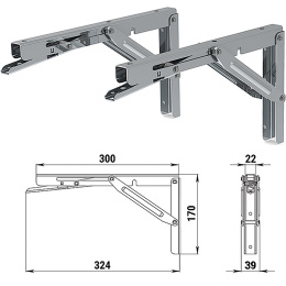 Кронштейн столешницы (тип 1) (050304T)
